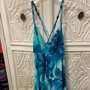 Flash sale final price accepted 💎 Turquoise and purple maxi dress